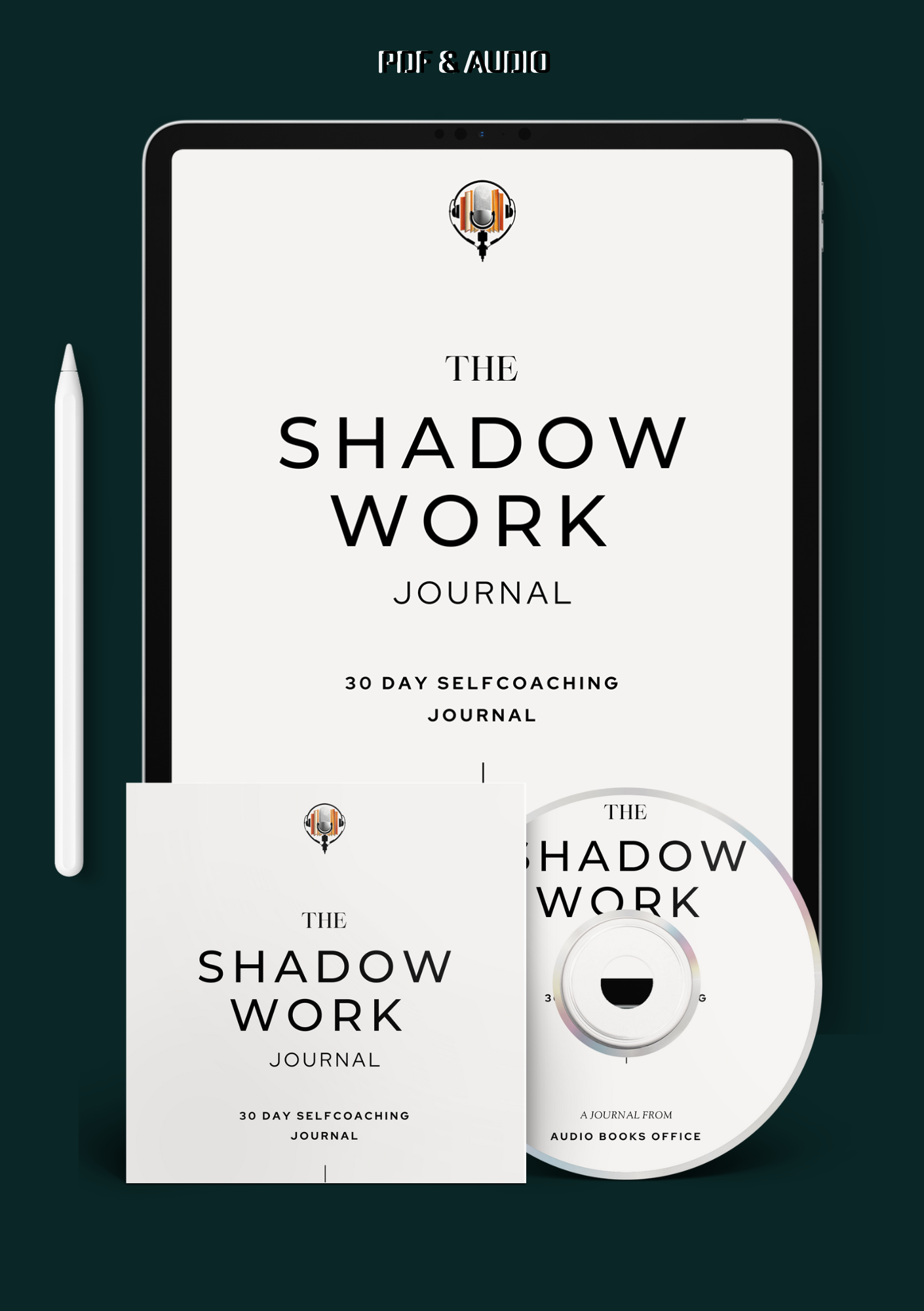 The Shadow Work Journal & Complementary Audio Journal (Instant Download)