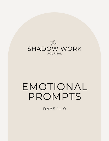 The Shadow Work Journal & Complementary Audio Journal (Instant Download)